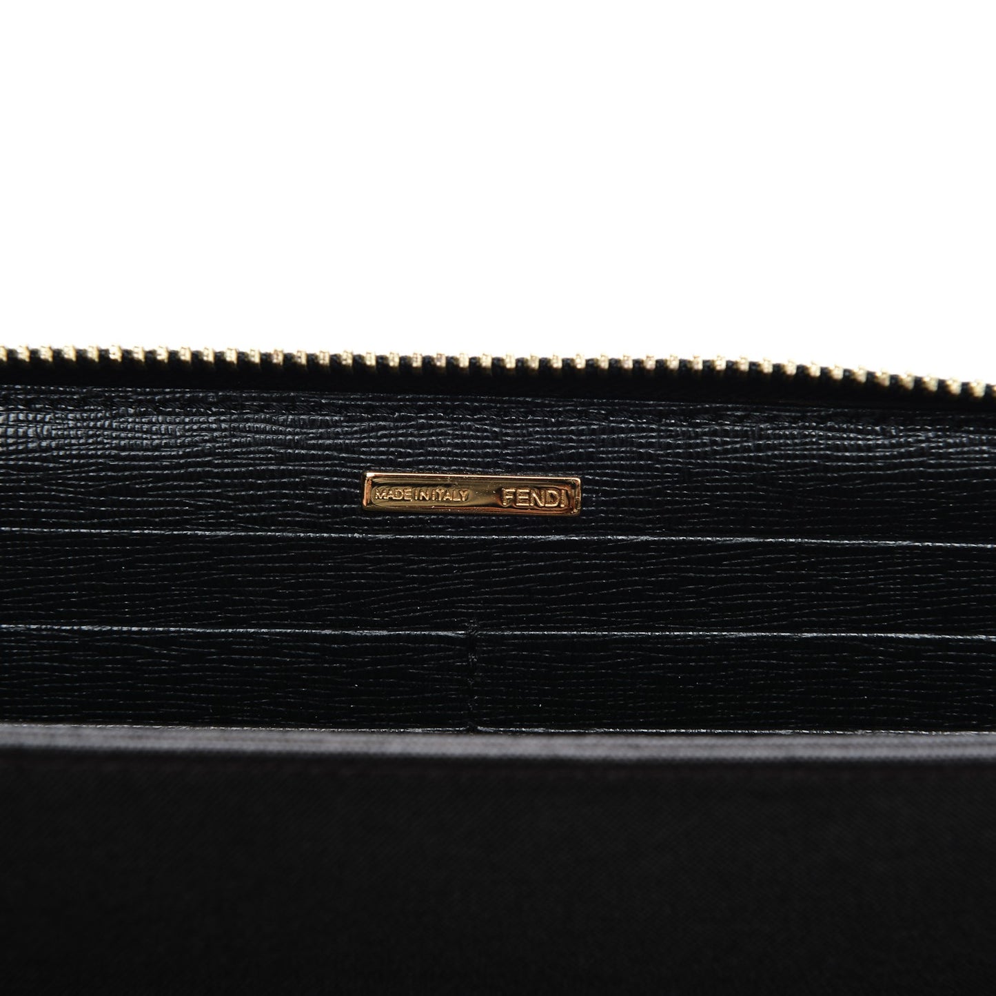 Vitello Elite Zip Around Wallet Black
