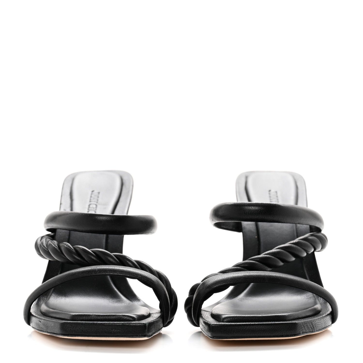 Jimmy Choo Nappa Diosa 90 Sandals 39.5 Black 2 of 8