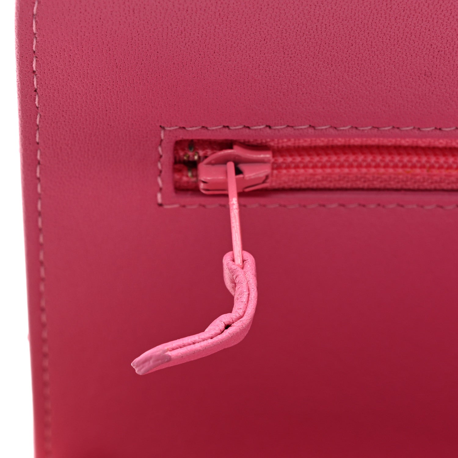 Chanel Faded Lambskin Quilted Zephyr Wallet on Chain WOC Dark Pink 13 of 14