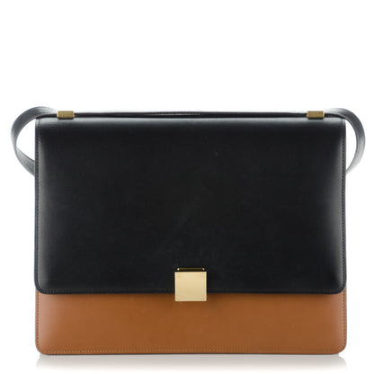 Celine Smooth Calfskin Bi-Color Large Case Camel 1 of 7