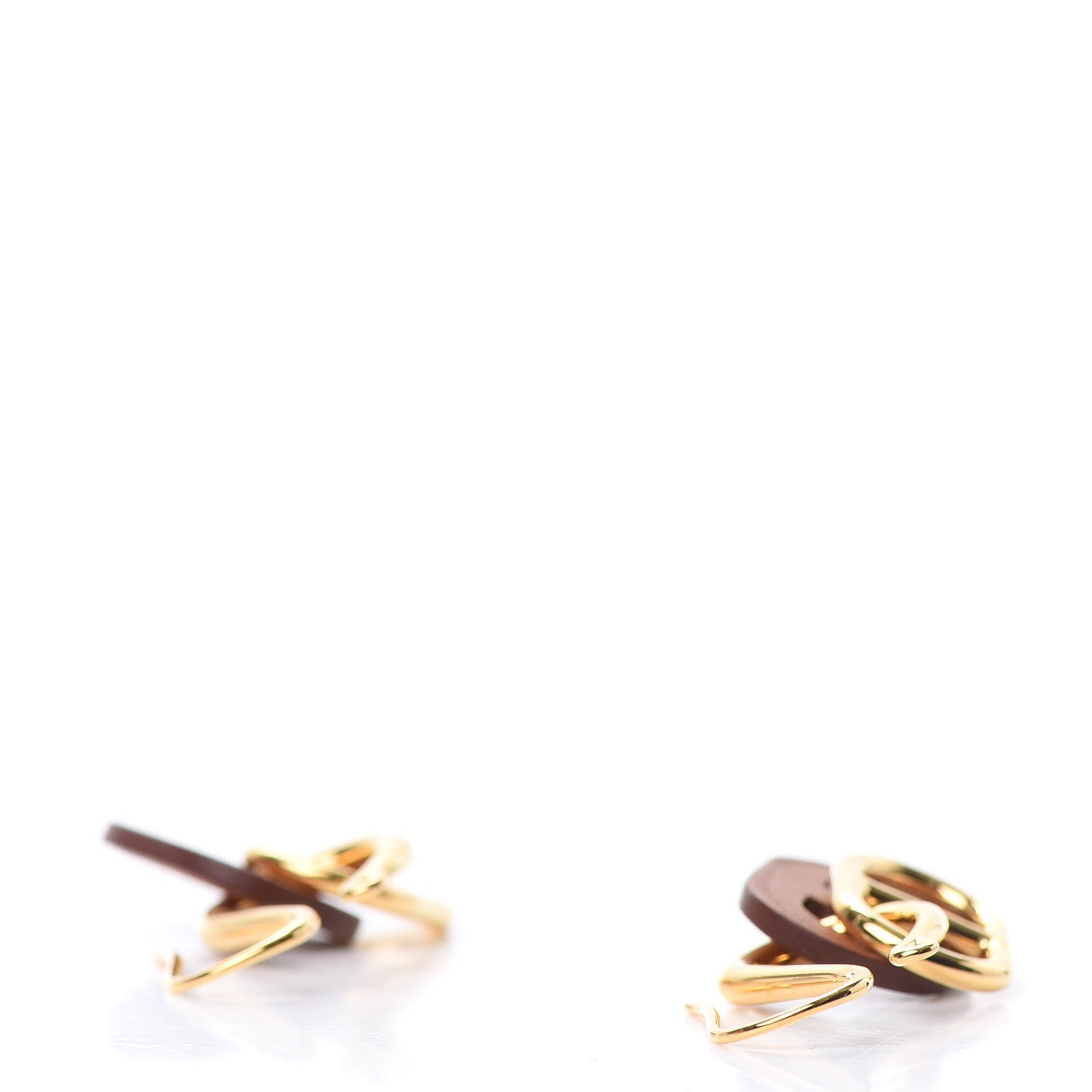 Hermes Swift O'Maillon Earrings Gold 3 of 6