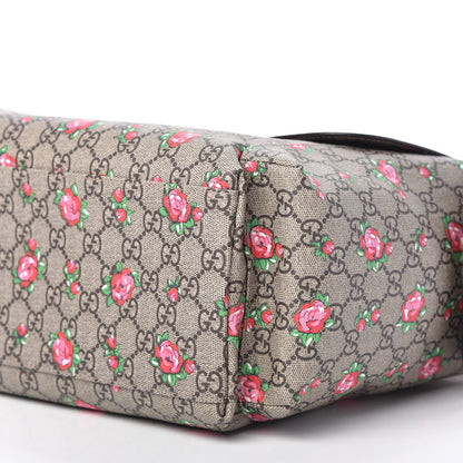 Gucci GG Plus Monogram Rose Bud Messenger Diaper Bag Pink 7 of 10