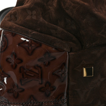 Louis Vuitton Suede Patent Monogram Irene Espresso 7 of 10