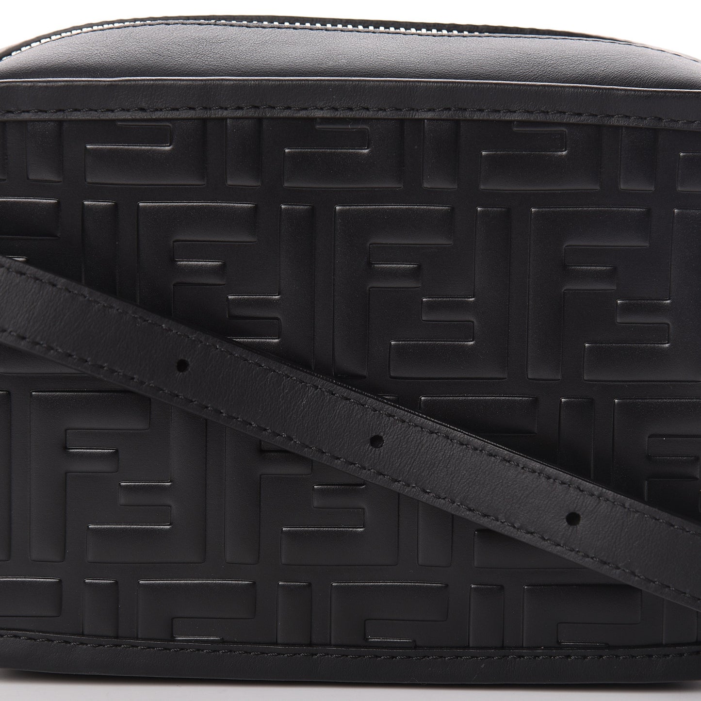 Vitello Century FF 1974 Embossed Mini Camera Case Black