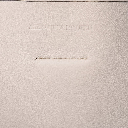 Alexander McQueen Calfskin Skull Perforated Tote Off White 8 of 14