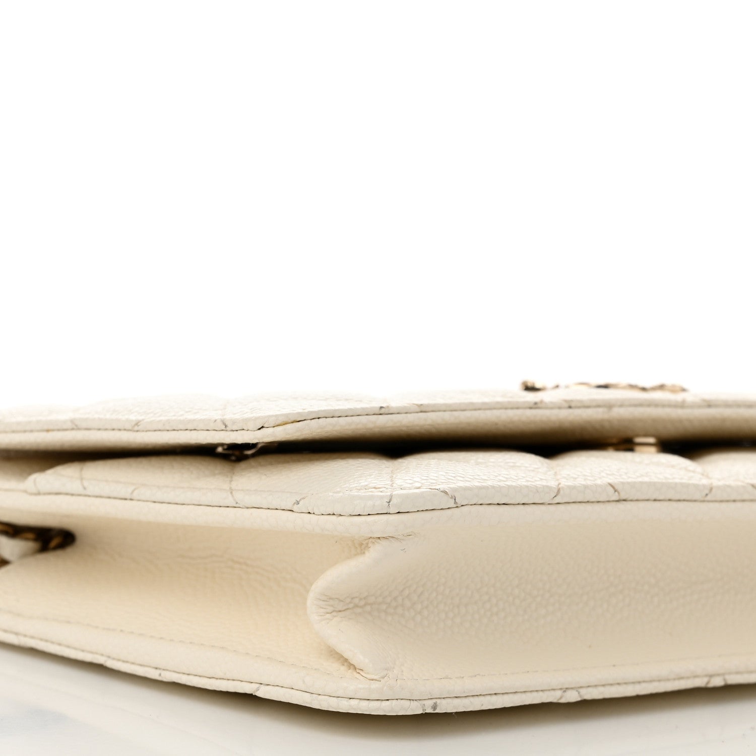 Chanel Caviar Quilted Multi Chain Wallet On Chain WOC White 10 of 13