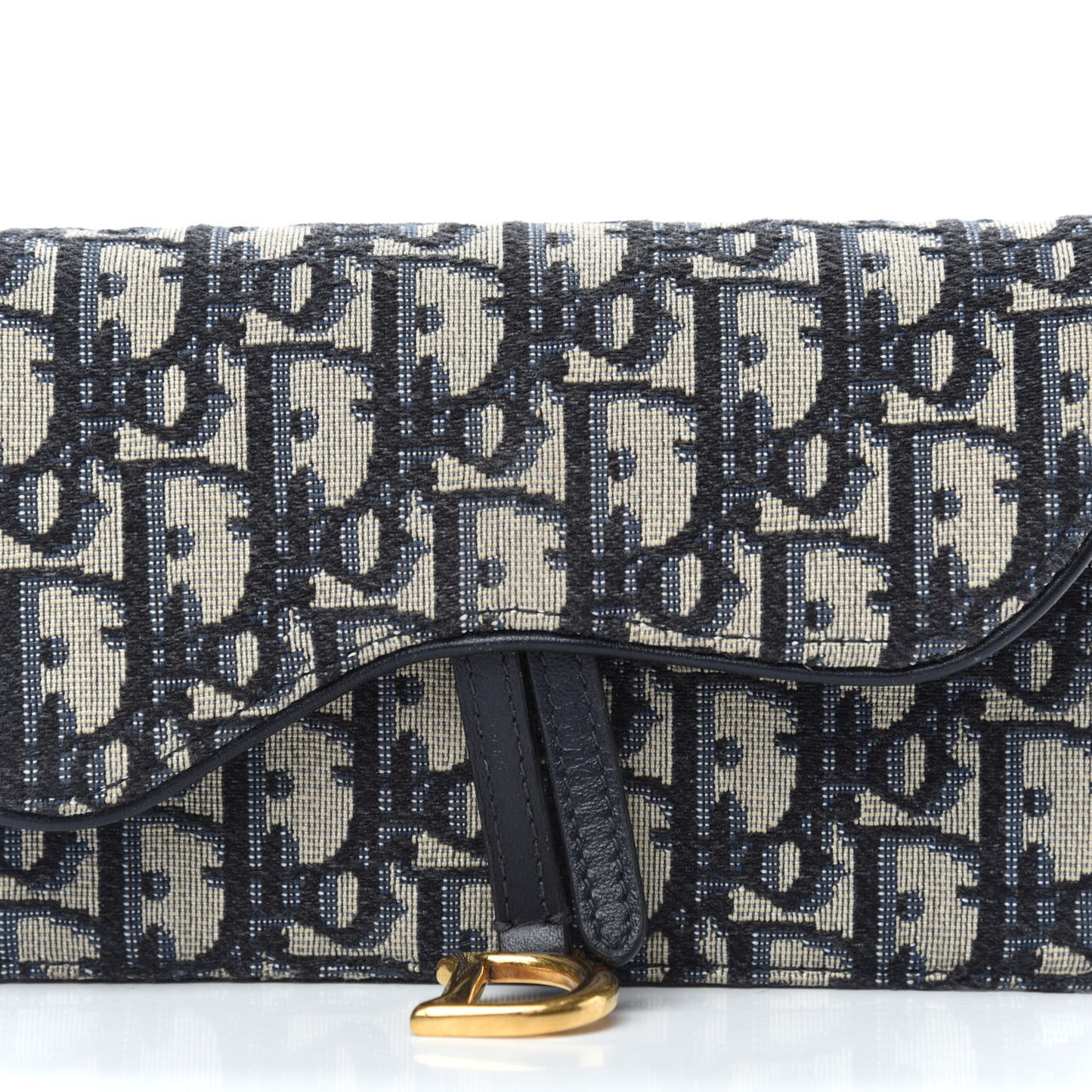 Oblique Saddle Belt Bag Blue