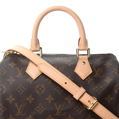 Louis Vuitton Monogram Speedy Bandouliere 25 10 of 10
