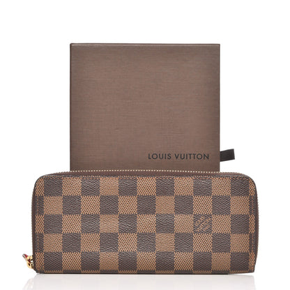 Louis Vuitton Damier Ebene Clemence Wallet Cherry 8 of 8