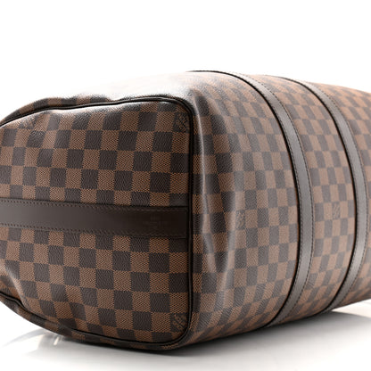 Louis Vuitton Damier Ebene Keepall Bandouliere 45 9 of 12