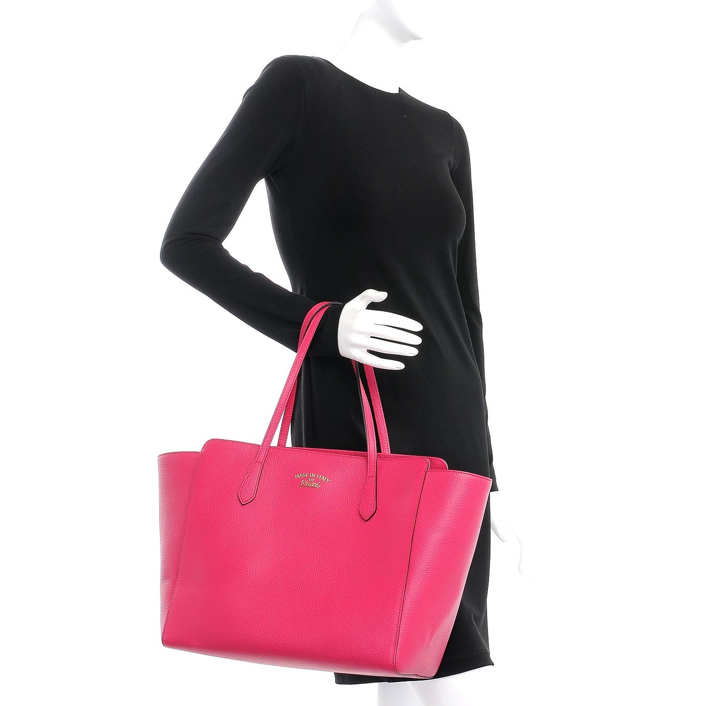 Dollar Calfskin Medium Swing Tote Blossom