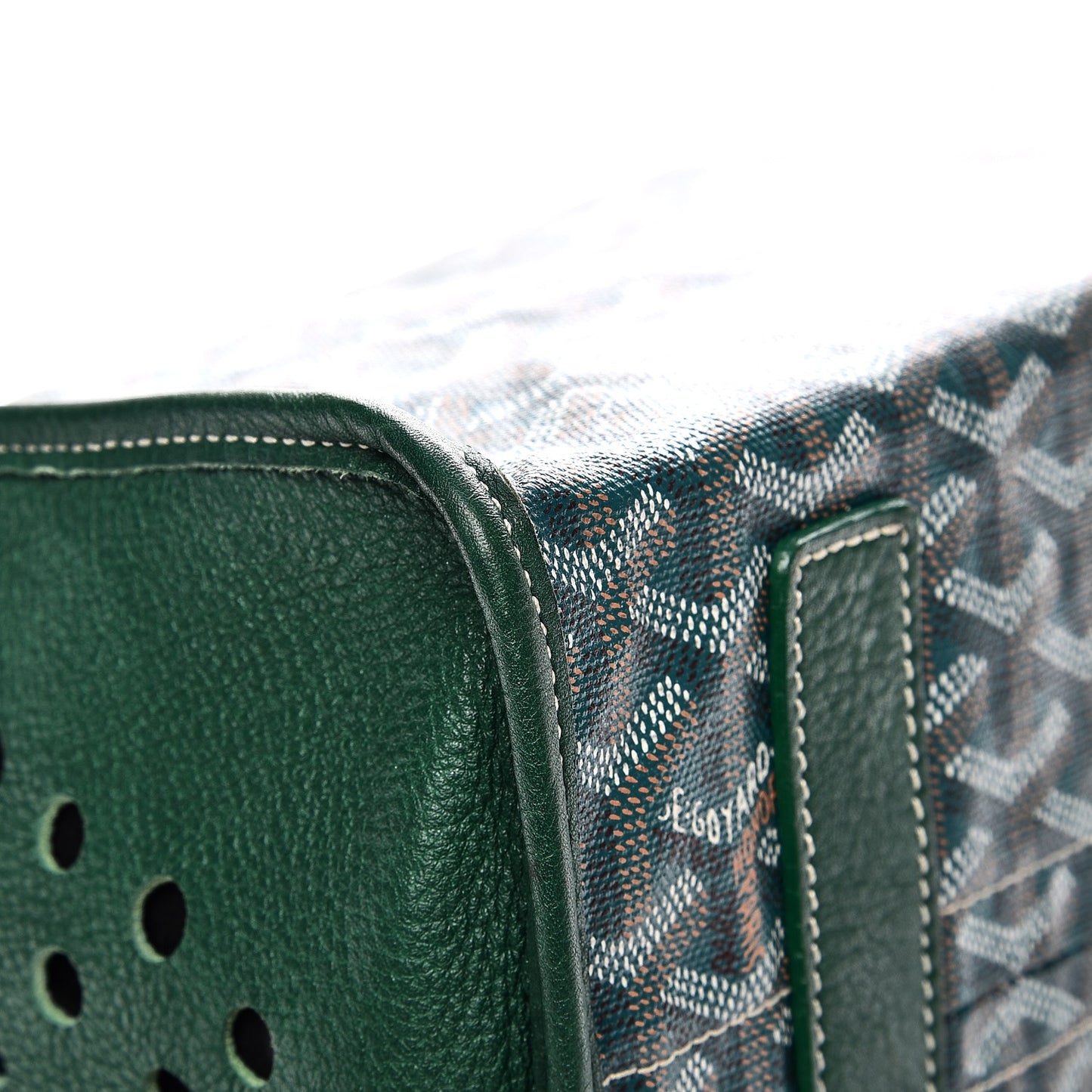 Goyardine Sac Hardy Pet Carrier PM Green