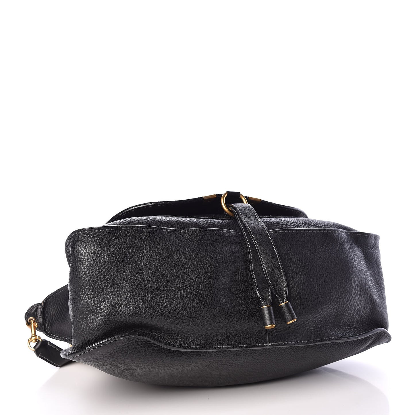 Calfskin Medium Marcie Satchel Black
