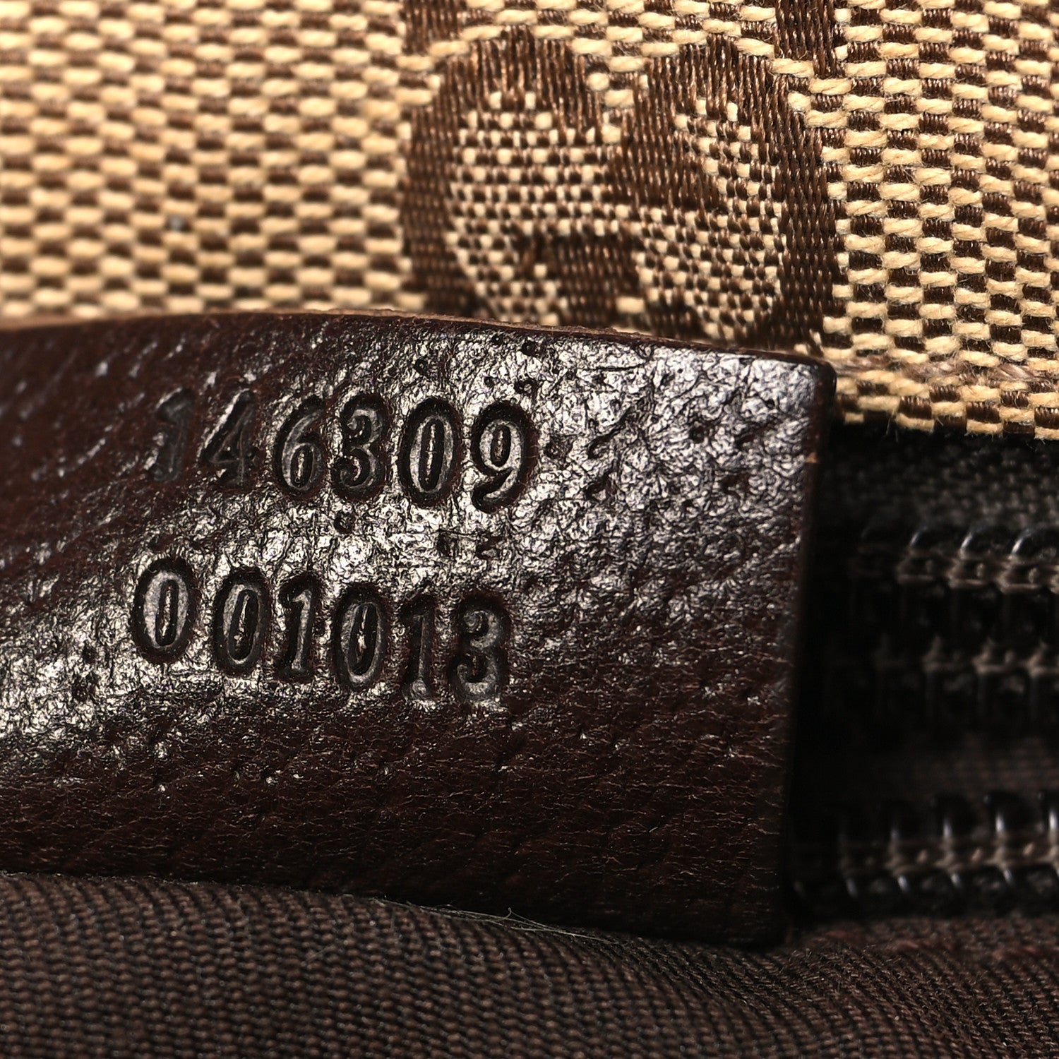 Gucci Monogram Web Small Flat Messenger Bag Brown 7 of 11