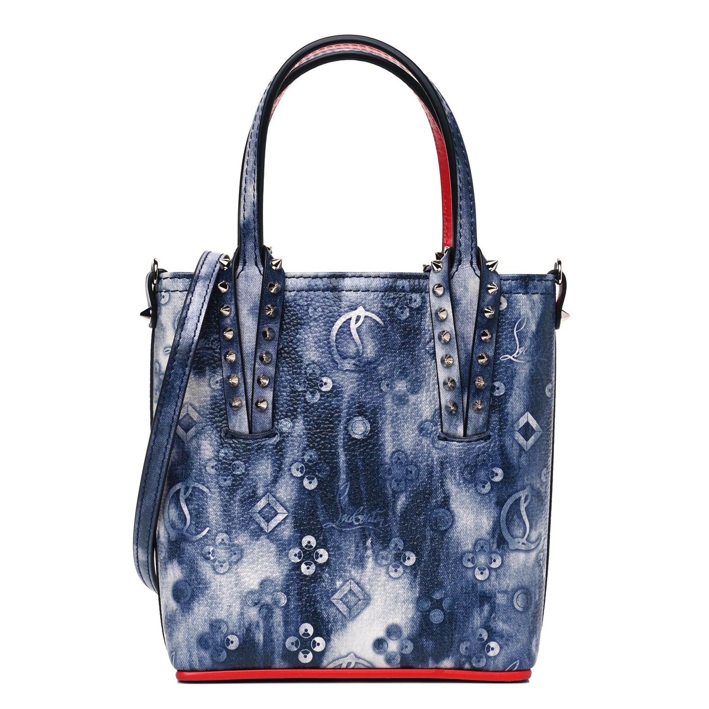 Calfskin Punk Mini North South Cabata Tote Multi