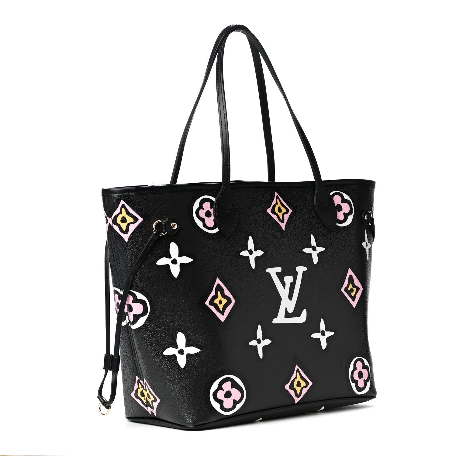 Louis Vuitton Monogram Giant Wild At Heart Neverfull MM Black 2 of 4