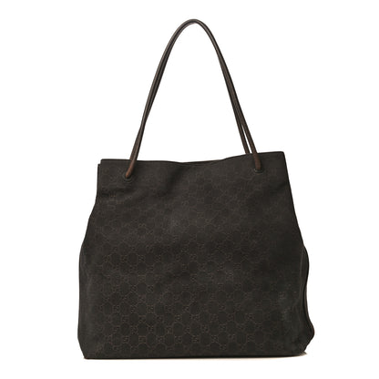 Gucci Nylon Monogram Gifford Tote Brown 1 of 30