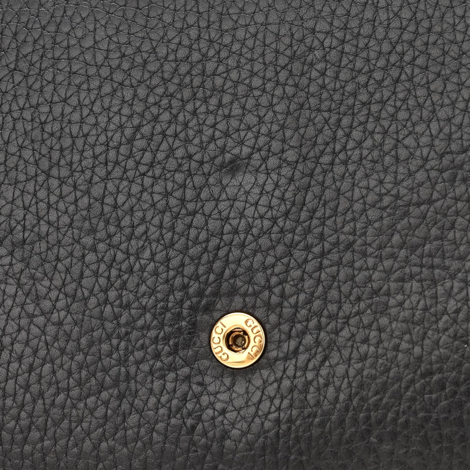 Gucci Calfskin GG Marmont Chain Wallet Black 12 of 13