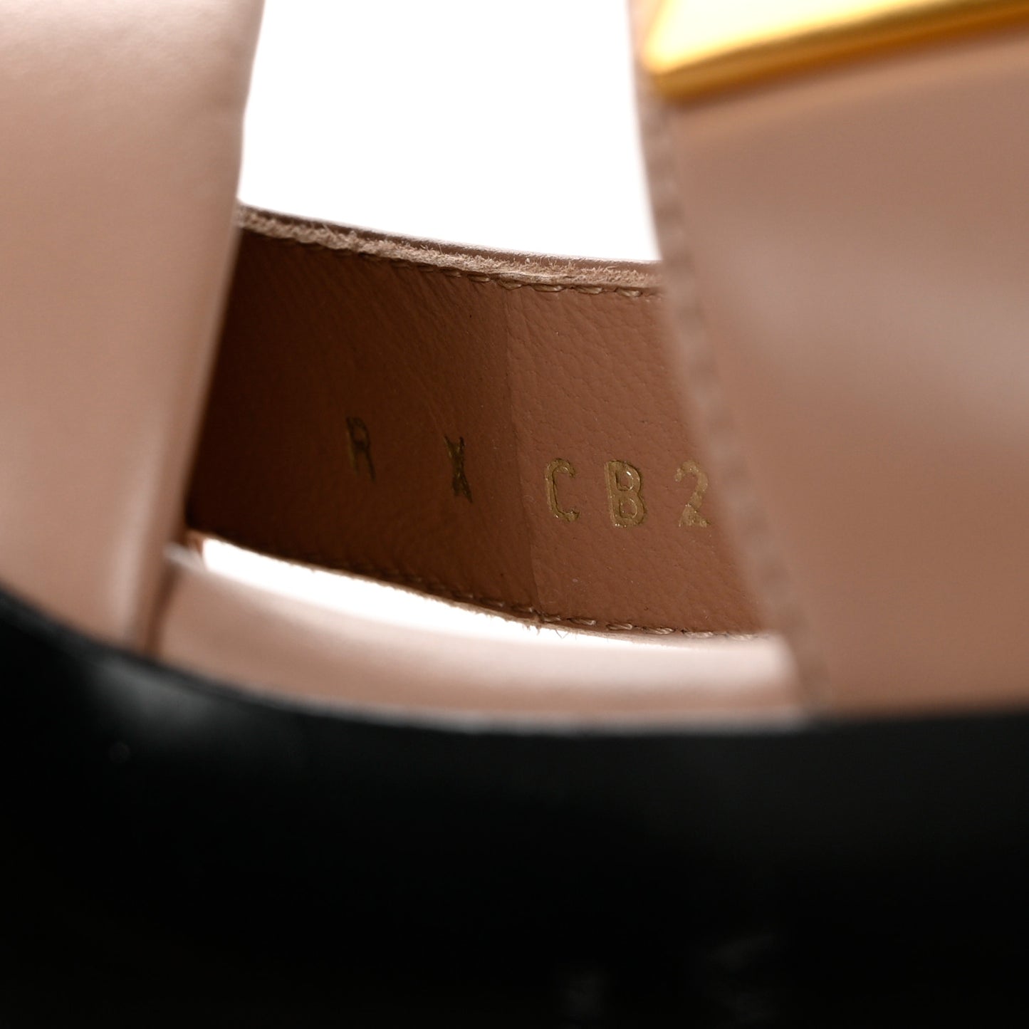 Calfskin Roman Stud Ankle Strap 80mm Pumps 37.5 Rose Cannelle