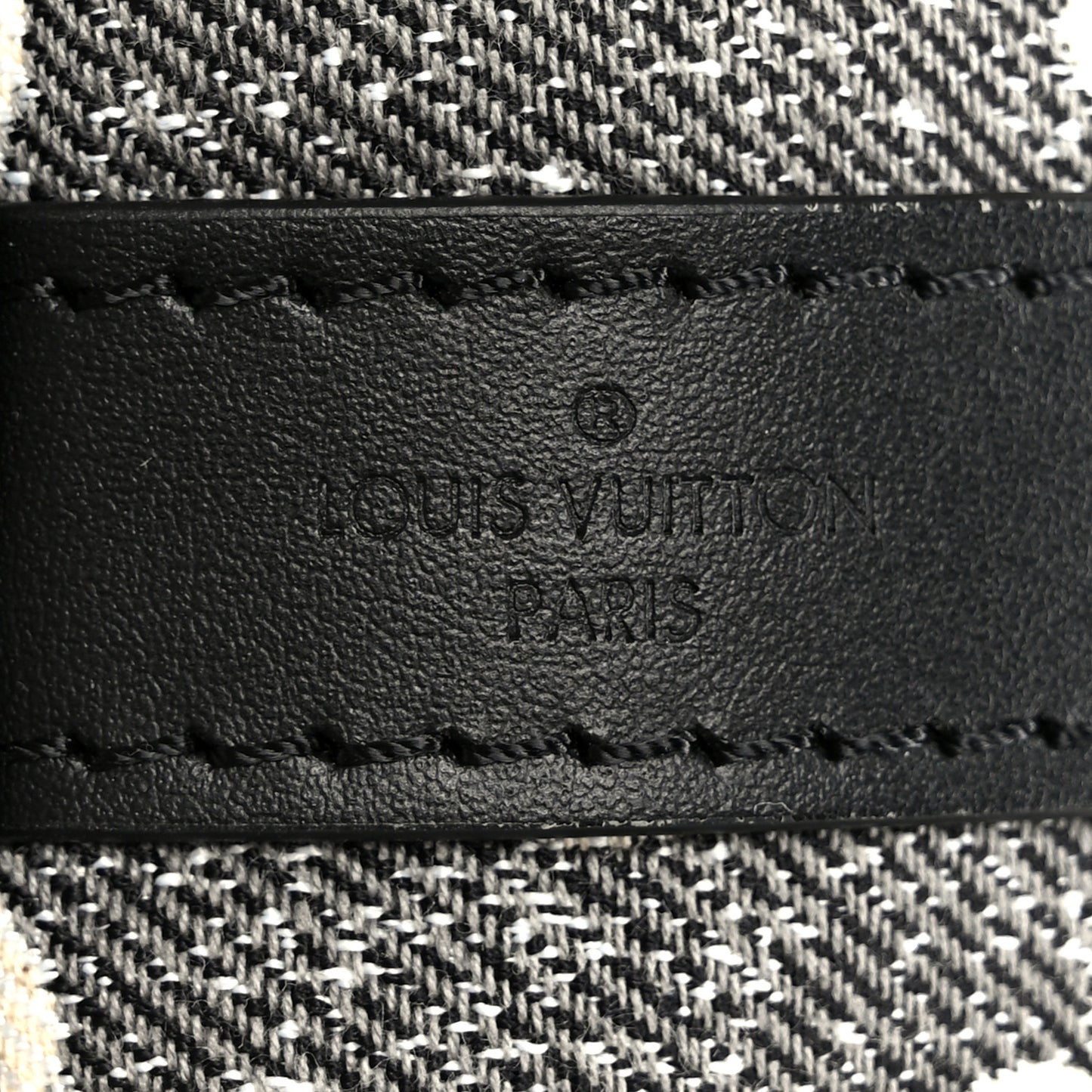 Denim Monogram Jacquard Speedy Bandouliere 25 Black