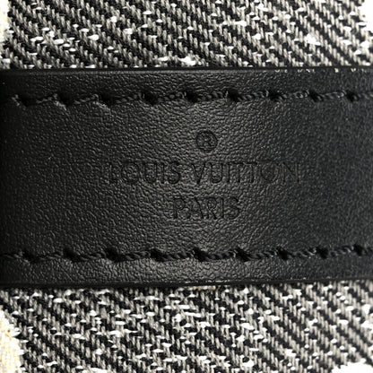 Louis Vuitton Denim Monogram Jacquard Speedy Bandouliere 25 Black 9 of 12