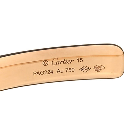 Cartier 18K Yellow Gold Tsavorite Black Onyx Panthere De Cartier Bracelet 15 4 of 5