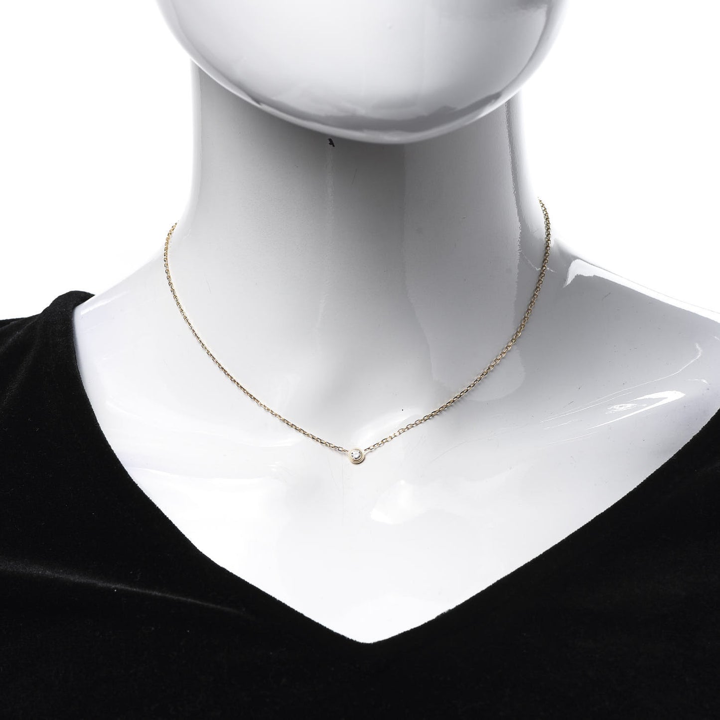 18K Pink Gold Diamond SM D'Amour Pendant Necklace