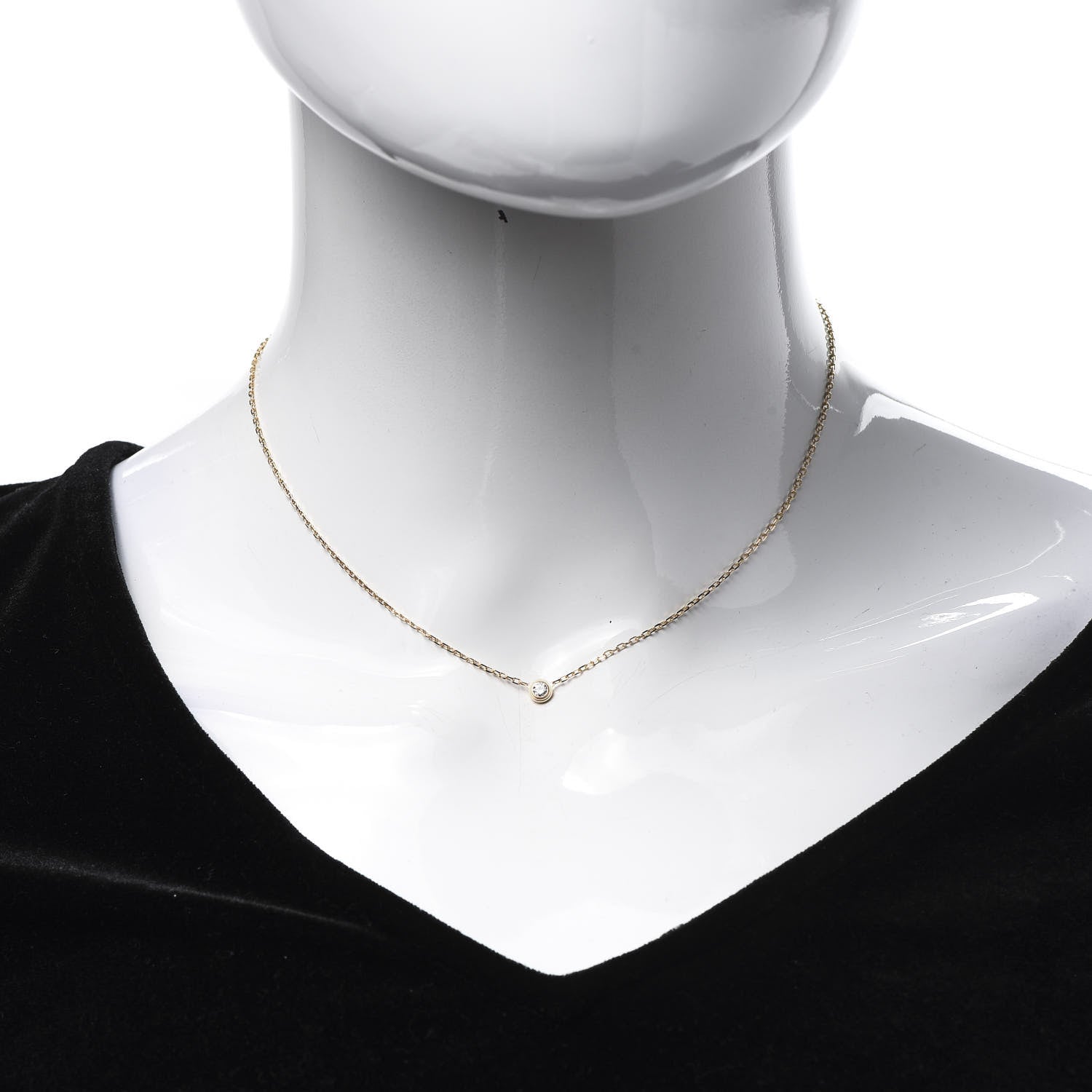 Cartier 18K Pink Gold Diamond SM D'Amour Pendant Necklace 2 of 7