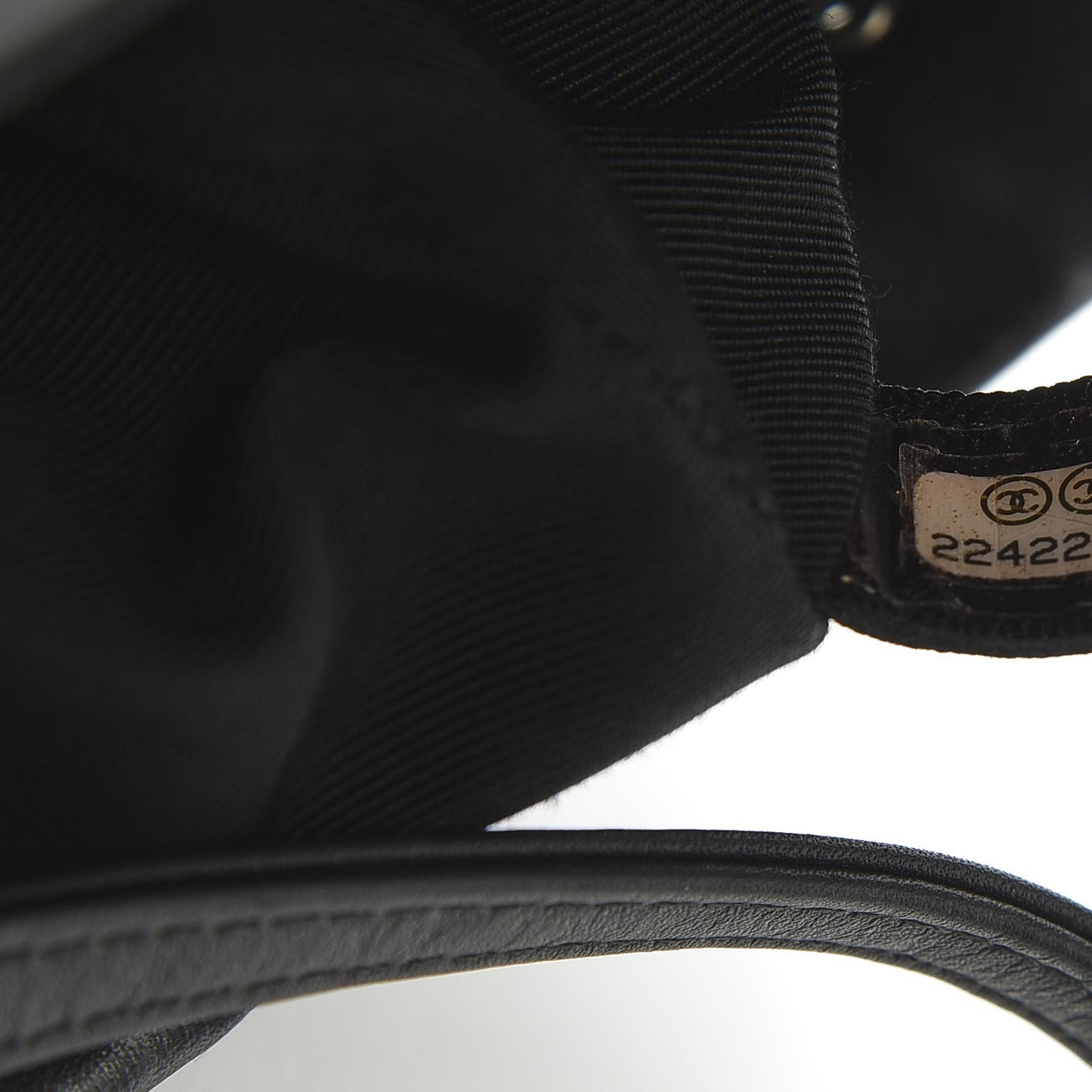 Calfskin Chevron Quilted Large Urban Spirit Backpack Black