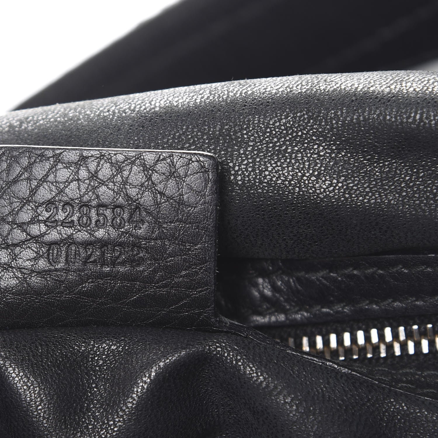 Gucci Pebbled Calfskin Medium Icon Bit Shoulder Bag Black 6 of 16