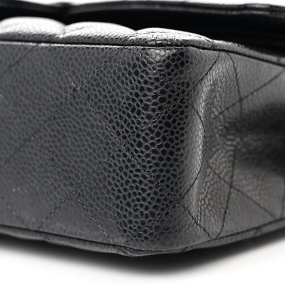 Chanel Caviar Quilted Medium Double Flap Black 10 of 10