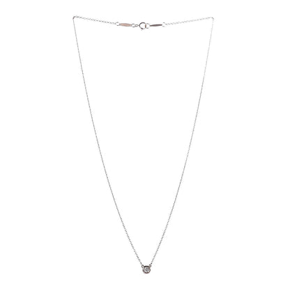Tiffany 18K Rose Gold Diamond .11ct Elsa Peretti Diamonds by the Yard Pendant Necklace 4 of 8
