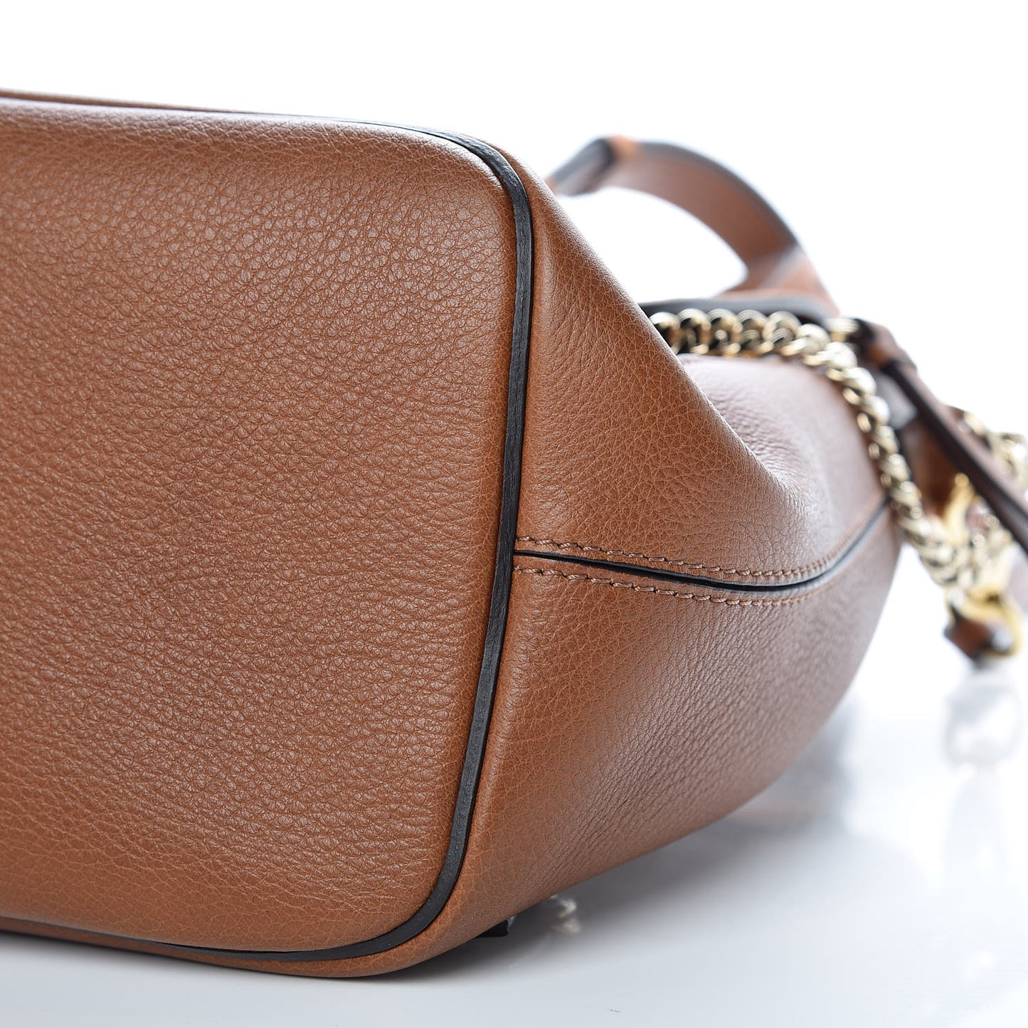 Suede Calfskin Small Faye Backpack Tobacco