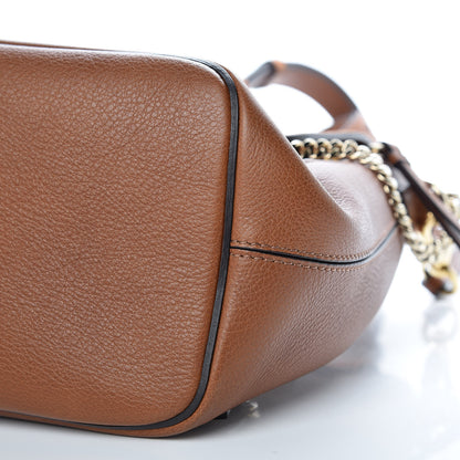 Chloe Suede Calfskin Small Faye Backpack Tobacco 11 of 11