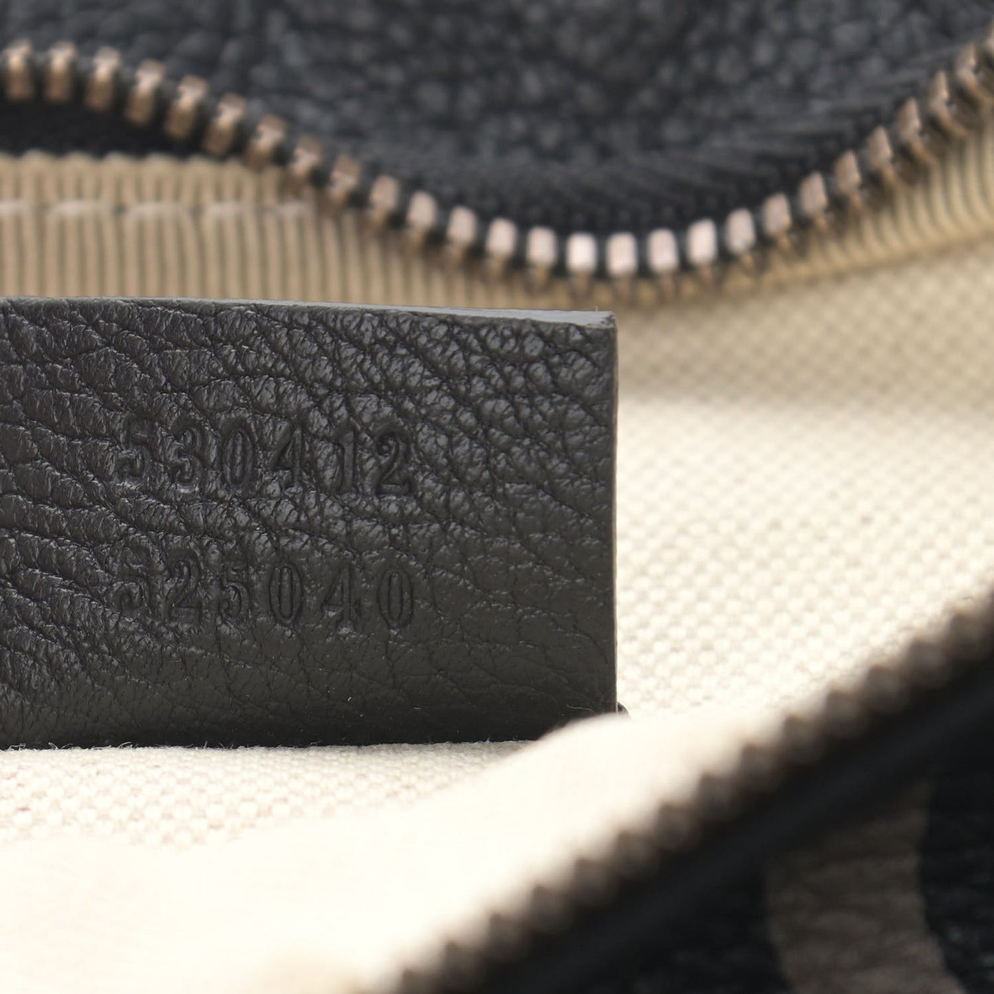 Grained Calfskin Logo Belt Bag Black