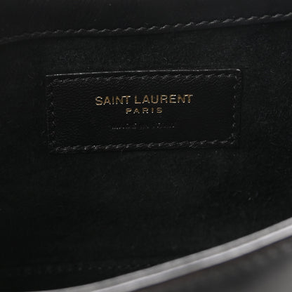 Saint Laurent Smooth Calfskin Le 5 A 7 Mini Hobo Black 6 of 9