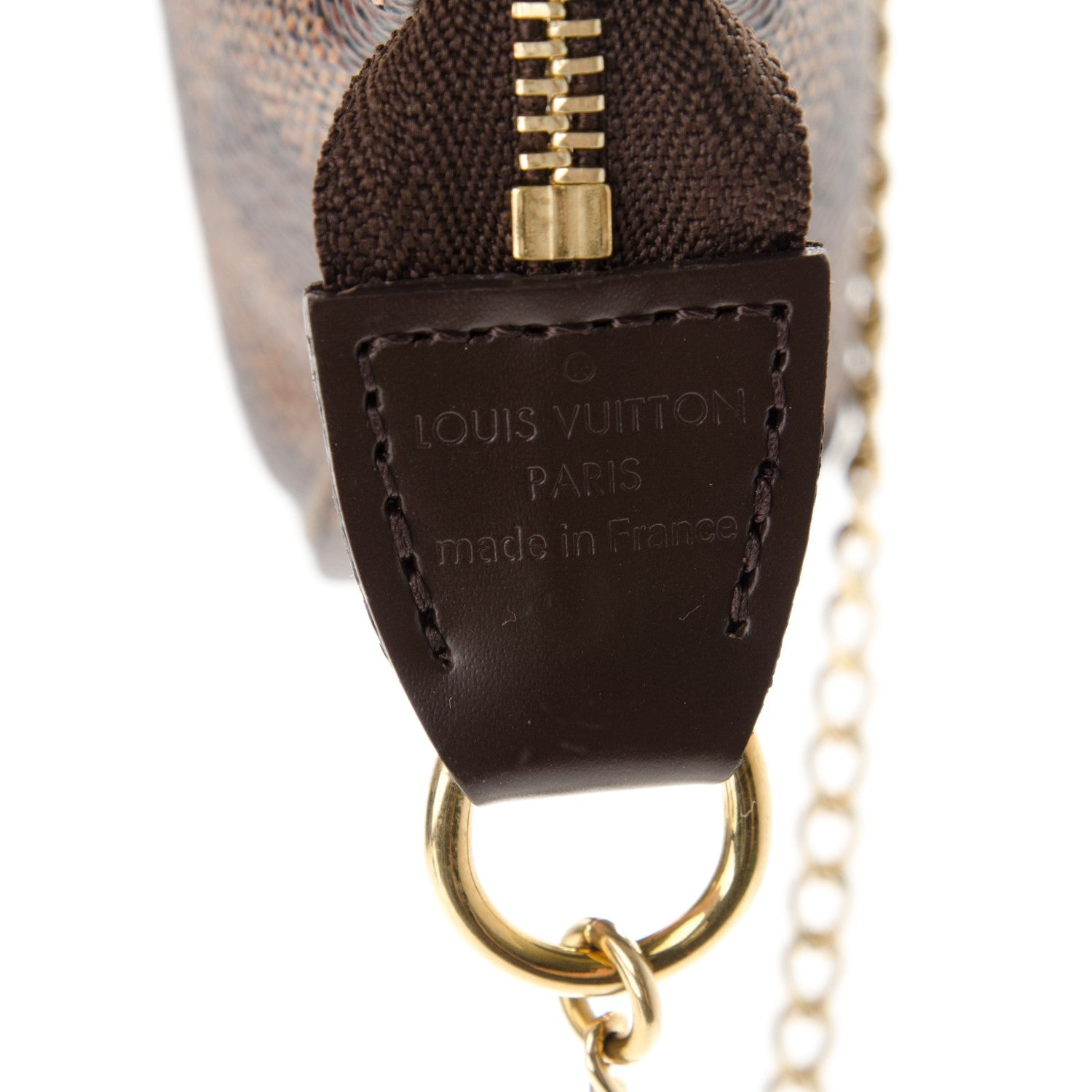 Louis Vuitton Damier Ebene Mini Pochette Accessories 5 of 7