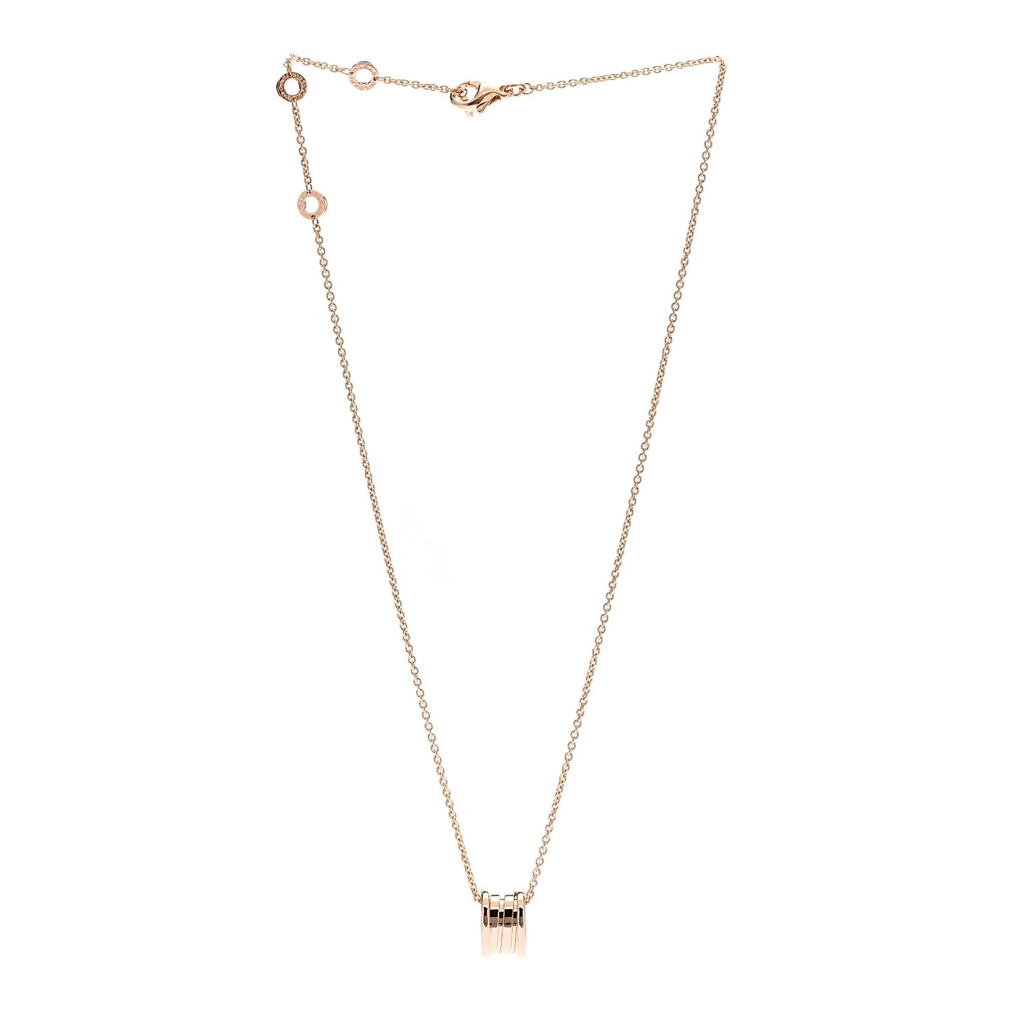 18K Rose Gold B.Zero1 Pendant Necklace