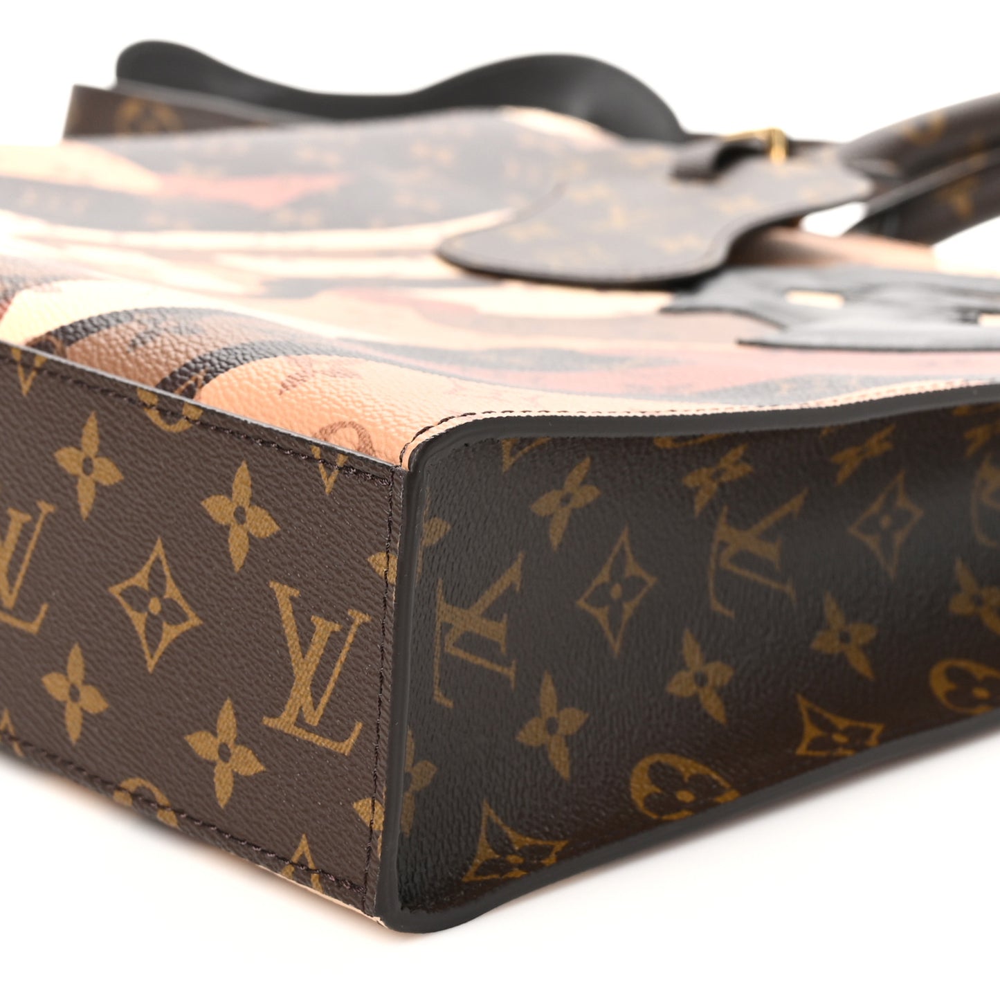 Monogram Portrait Sac Plat Brown
