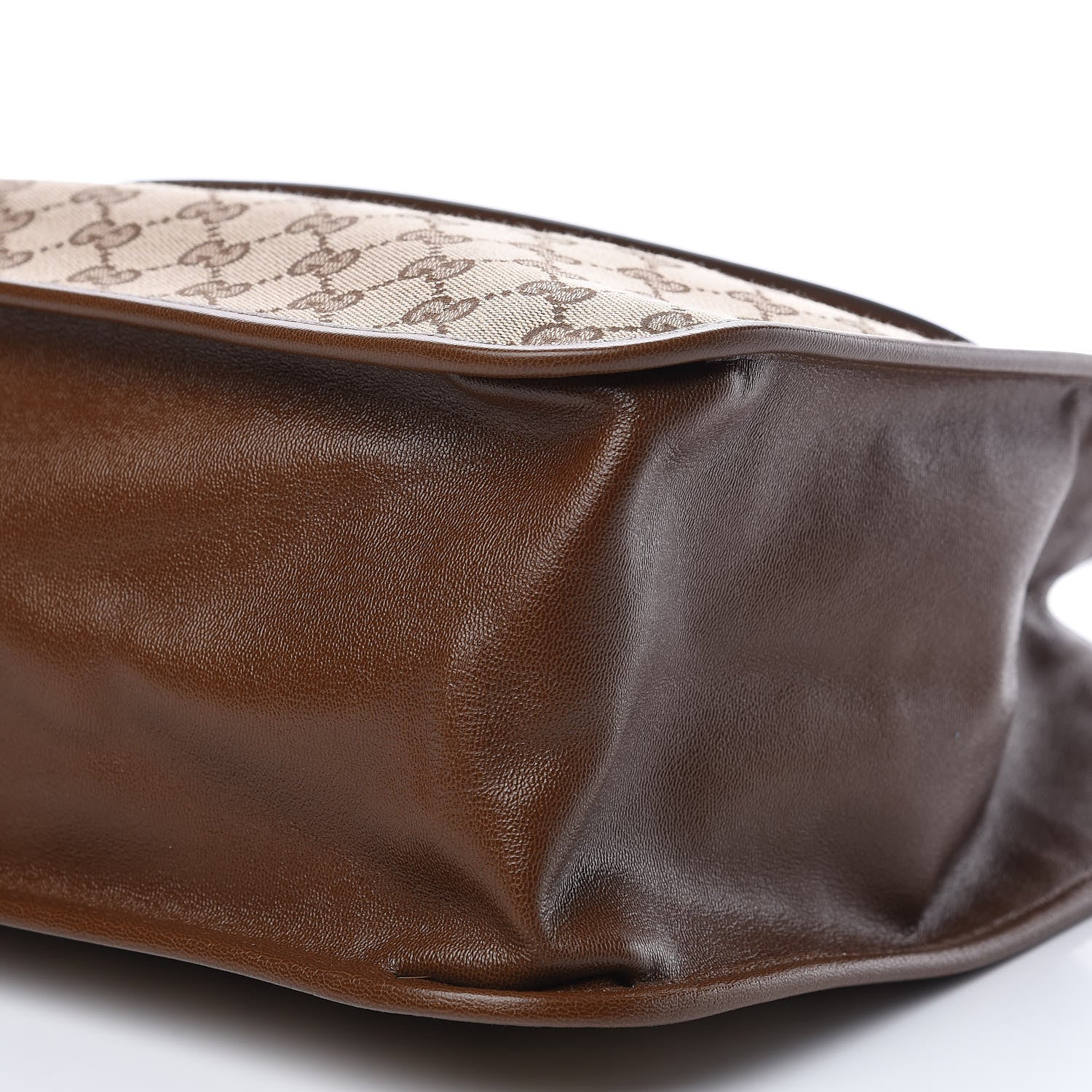 Gucci Monogram Horsebit 1955 Tote Bag Beige Brown Sugar 8 of 9