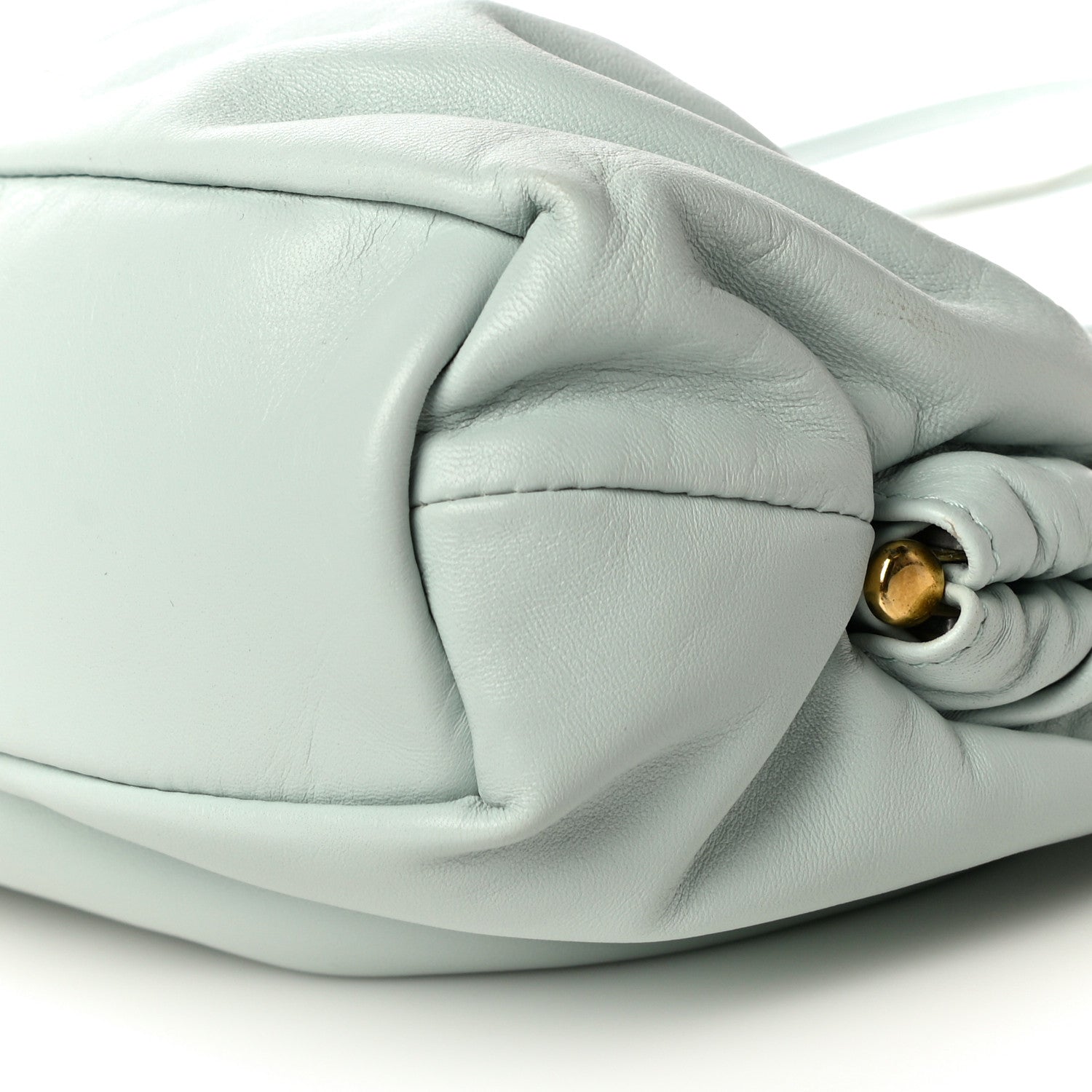 Mansur Gavriel Lambskin Mini Cloud Clutch Seafoam 9 of 9