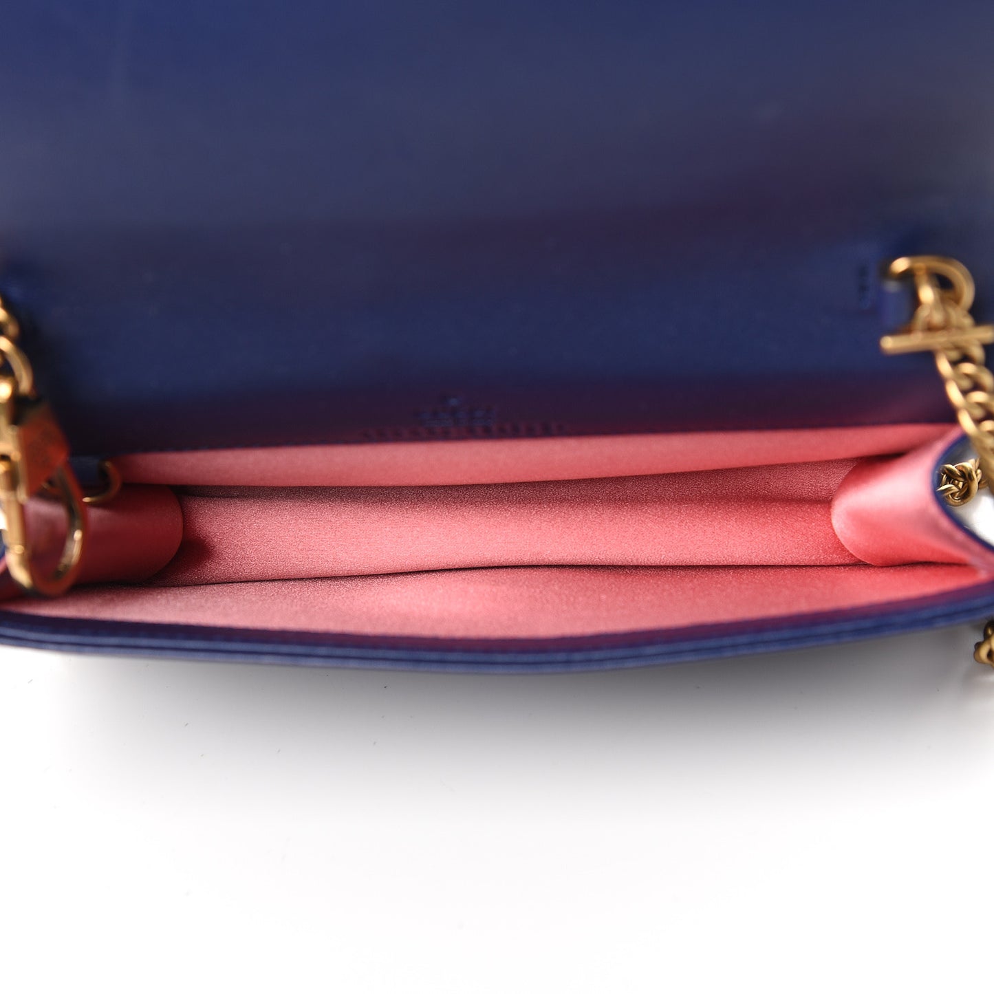 Velvet Matelasse GG Marmont Mini Bag Cobalt Blue
