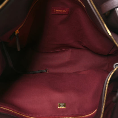 Chanel Grained Calfskin Large Shopping Bag Brown 5 of 10