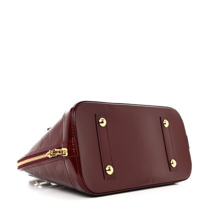 Louis Vuitton Vernis Alma PM Rouge Fauviste 4 of 10