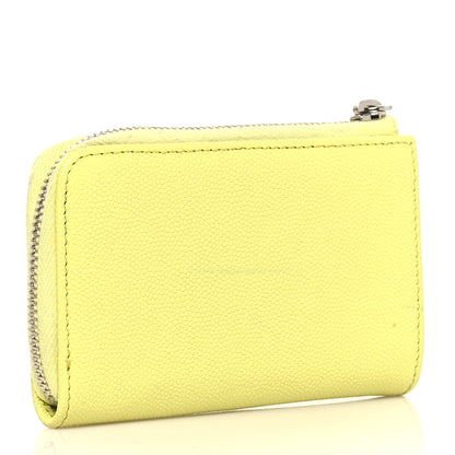 Chanel Caviar Key Holder Case Light Pink Light Green 3 of 11