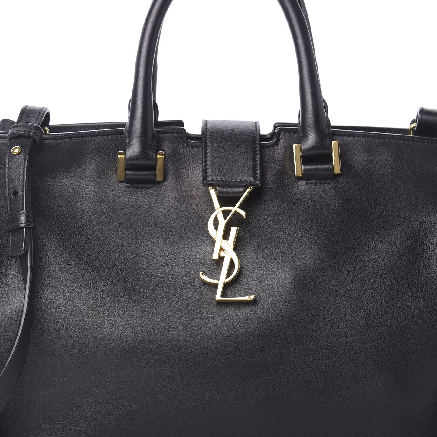 Smooth Calfskin Small Monogram Cabas Black