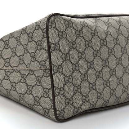 Gucci Soft GG Supreme Monogram Courrier Medium Crossbody Tote Beige New Acero 8 of 9