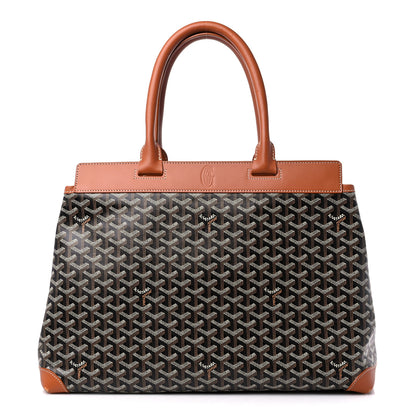 Goyard Goyardine Bellechasse Biaude Tote MM Black Gold 1 of 13