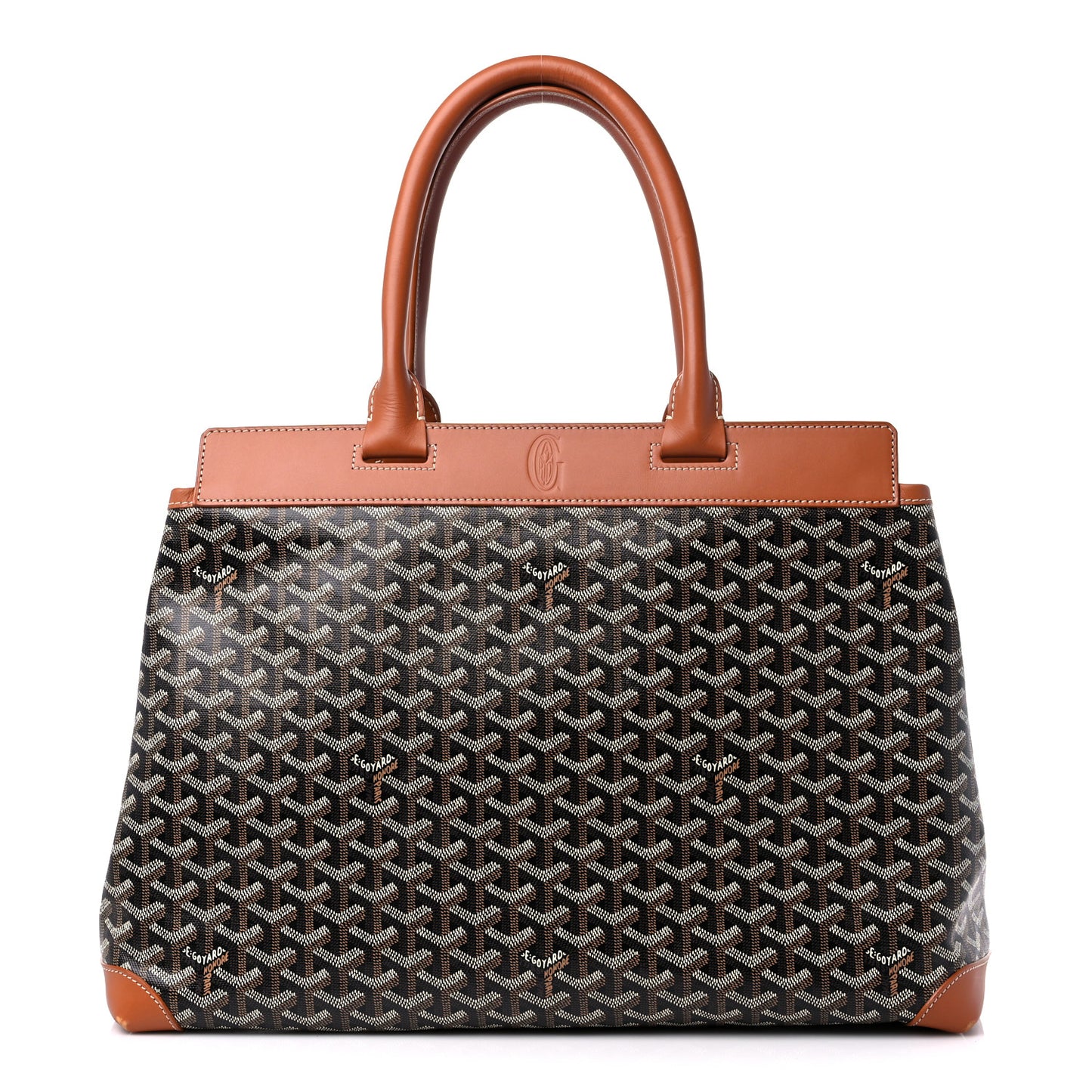 Goyardine Bellechasse Biaude Tote MM Black Gold