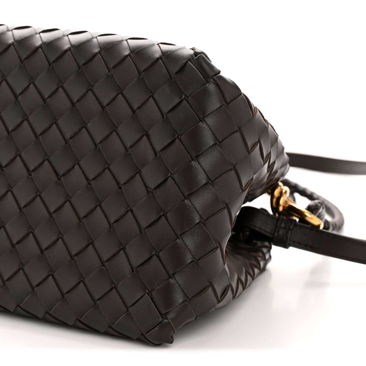 Nappa Intrecciato Medium Parachute Shoulder Bag Fondant